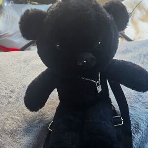 Black Teddy Bear Backpack